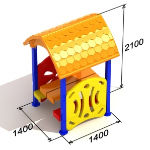 Парковое оборудование «Домик-беседка 2»