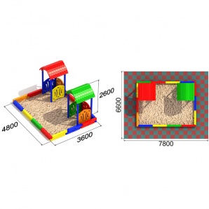 Песочница «Песочный Дворик 3»