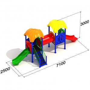 Детский игровой комплекс «Радуга 1.2.1»