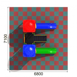 Детский игровой комплекс «Водопад 1.1-2» Детский игровой комплекс «Водопад 1.1-2»