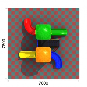 Детский игровой комплекс «Близнецы 2.2» ﻿