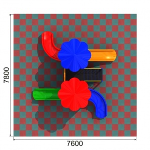 Детский игровой комплекс «Близнецы 2.3»