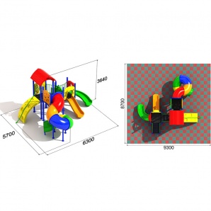 Детский игровой комплекс «Спираль 1.1»
