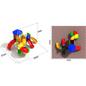 Детский игровой комплекс «Спираль 1.3»