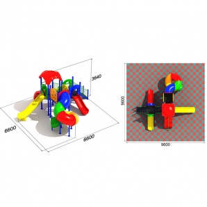 Детский игровой комплекс «Спираль 3.2»