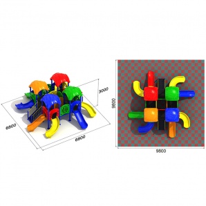 Детский игровой комплекс «Каравай 3.2»