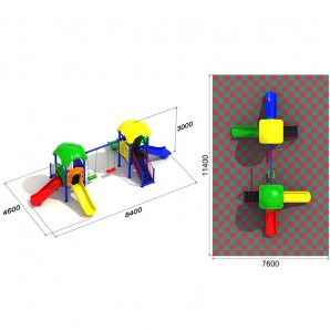 Детский игровой комплекс «Колокольчик 1.2»