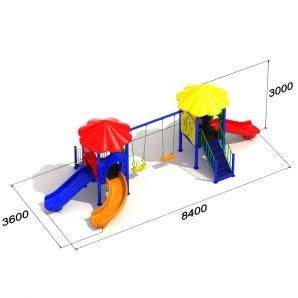 Детский игровой комплекс «Колокольчик 2.3» ﻿