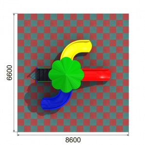 Детский игровой комплекс «Ромашка 6.3»