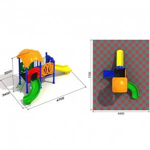 Детский игровой комплекс «Лимпопо 4.2.1»
