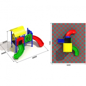 Детский игровой комплекс «Лимпопо 6.1»