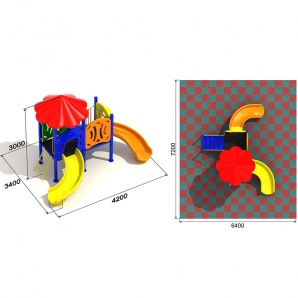 Детский игровой комплекс «Лимпопо 6.3»