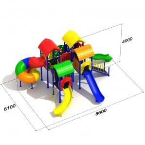 Детский игровой комплекс «Зоопарк 1.1»