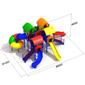 Детский игровой комплекс «Зоопарк 2.1»