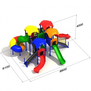 Детский игровой комплекс «Зоопарк 2.2»
