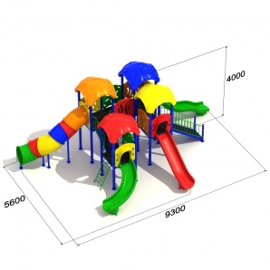Детский игровой комплекс «Зоопарк 3.2»