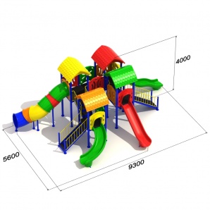 Детский игровой комплекс «Зоопарк 4.1»