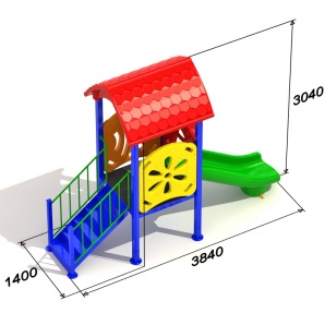 Детский игровой комплекс «Малютка 2.1_2вар»