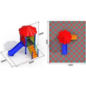 Детский игровой комплекс «Малютка 2.3» 