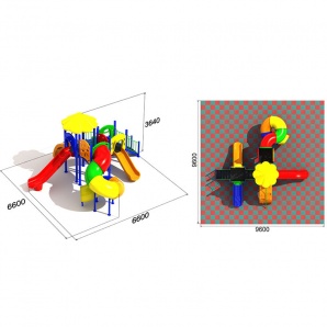 Детский игровой комплекс «Спираль 3.3» ﻿