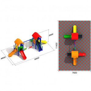 Детский игровой комплекс «Колокольчик 1.1»