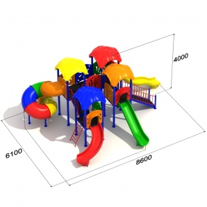 Детский игровой комплекс «Зоопарк 1.2»